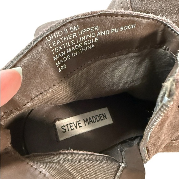 Steve Madden Ohio Suede Fringe Cowgirl Booties - Picture 5 of 7